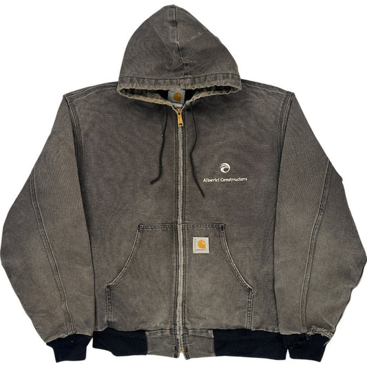 Carhartt Full Zip Hoodie - Small - Grey