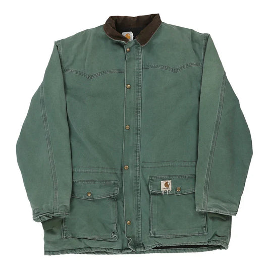 Carhartt Jacket / Medium Green Cotton Blend