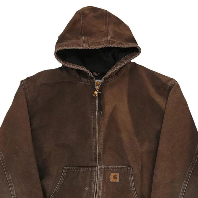 Carhartt Jacket - Medium Brown Cotton Blend